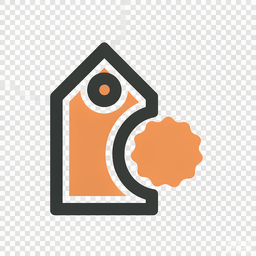 Transparent hibachi pricing icon
